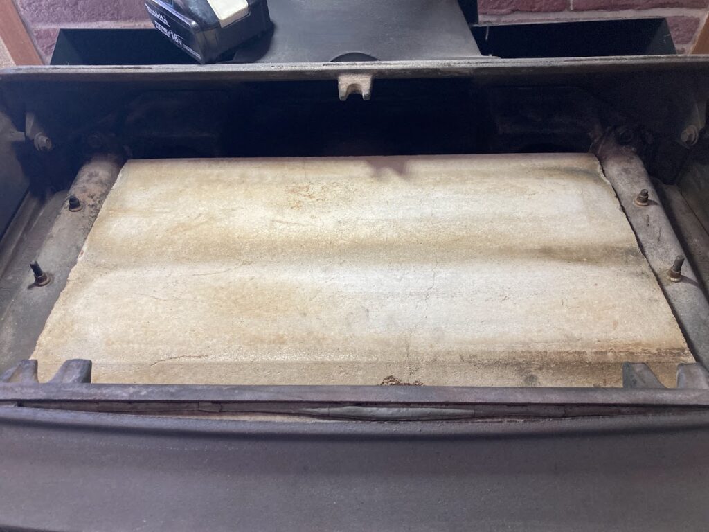 薪ストーブのバッフル